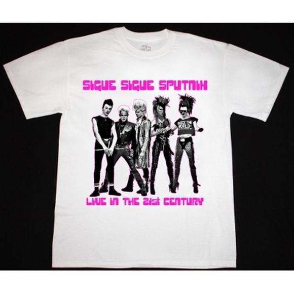 Sigue Sigue Sputnik 21St Century New White T-Shirt - Picture 1 of 4